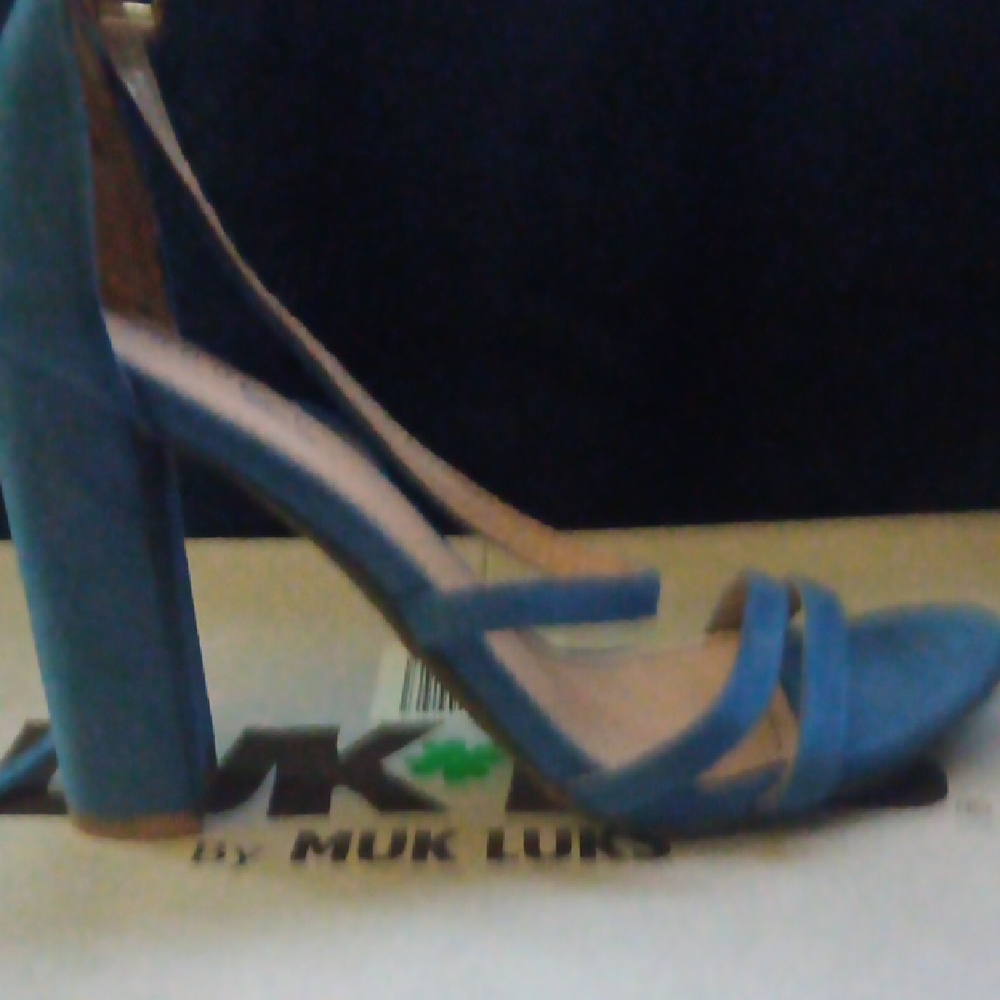 Women's Strappy Blue Heels